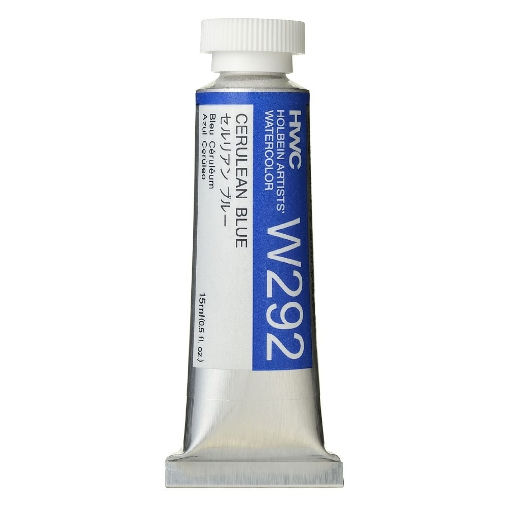 Holbein Watercolour Paint 15ml Cerulean Blue W292