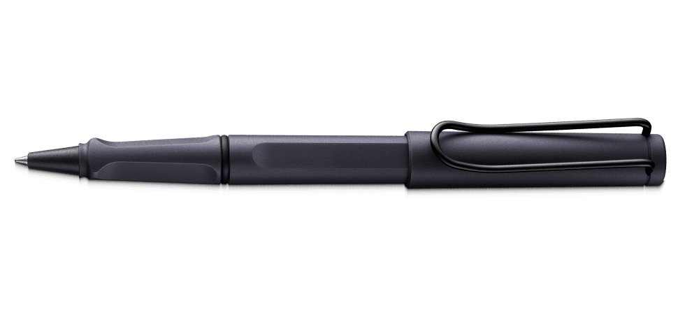 Lamy Safari Roller Kalem Metal Klips Steel Black