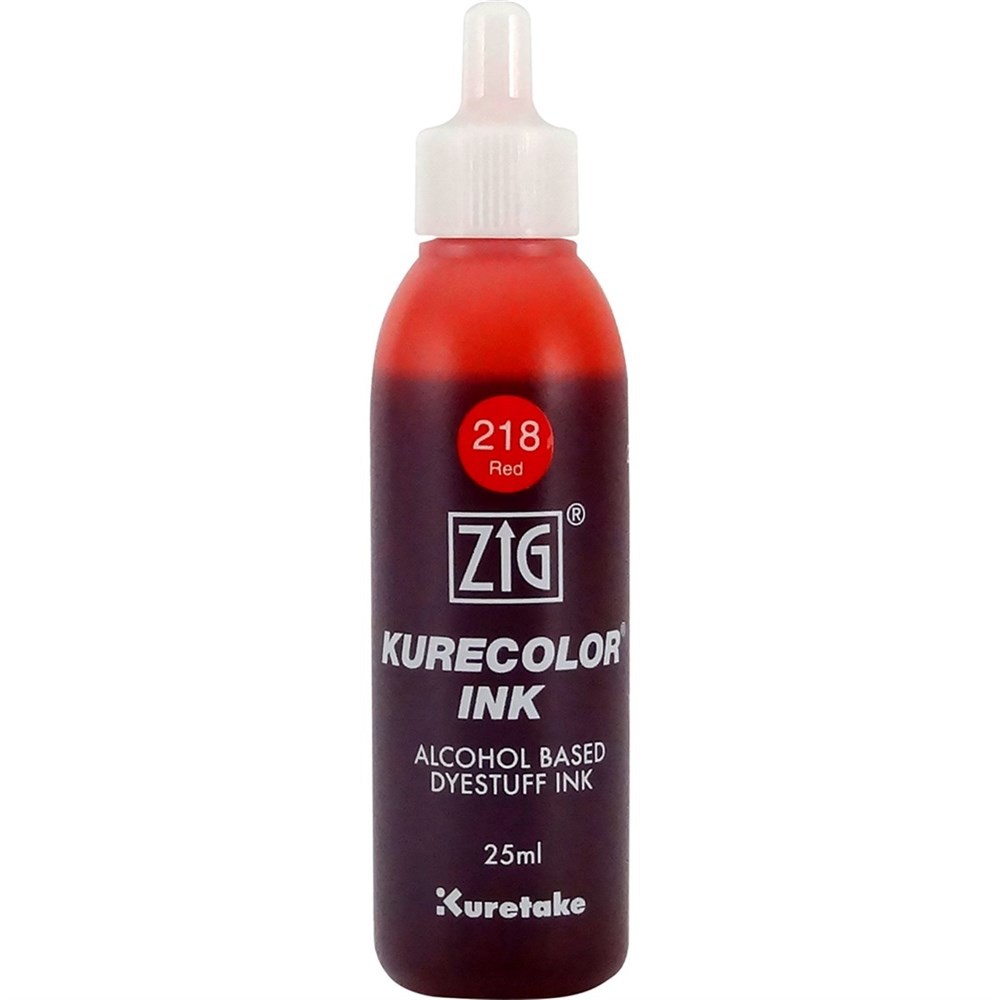 Zig Kurecolor Mürekkep 25 ml 218 Red