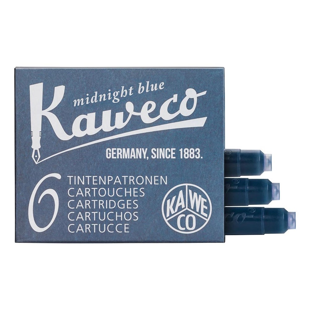 Kaweco Kartuş 6’lı Mavi Siyah