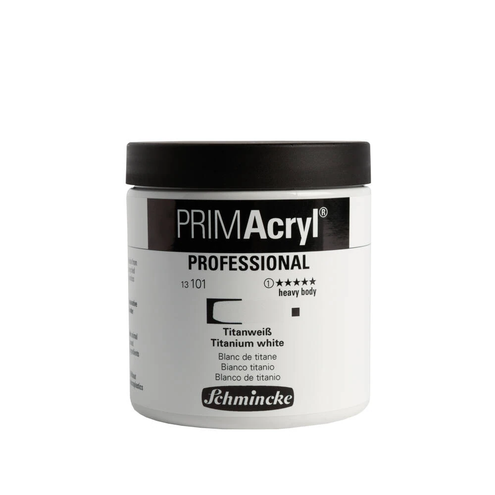 Schmincke Primacryl Artist Akrilik Boya 237 ml 101 Titanium white Seri 1