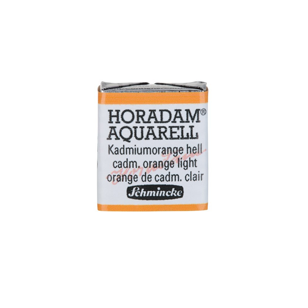 Schmincke Horadam Aquarell Artist Sulu Boya Yarım Tablet Seri 3 227 Cadmium Orange Light