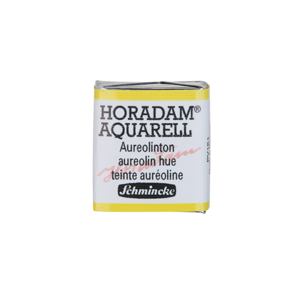 Schmincke Horadam Aquarell Artist Sulu Boya Yarım Tablet Seri 3 208 Aureolin Modern