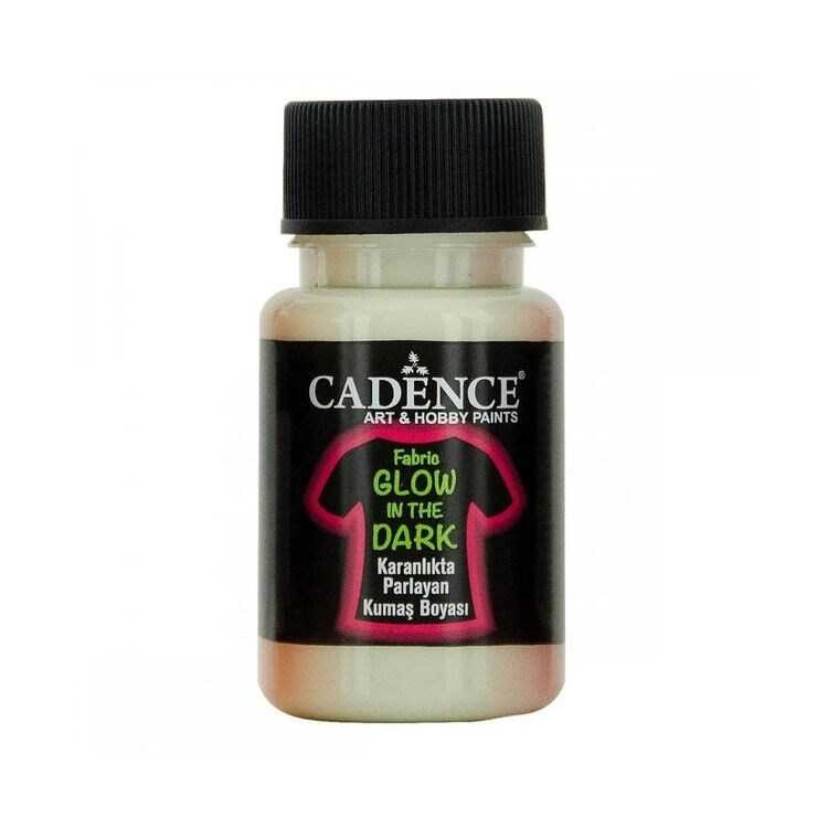 Cadence Karanlıkta Parlayan Kumaş Boyası Naturel Yeşil - Glow In Dark 50ml