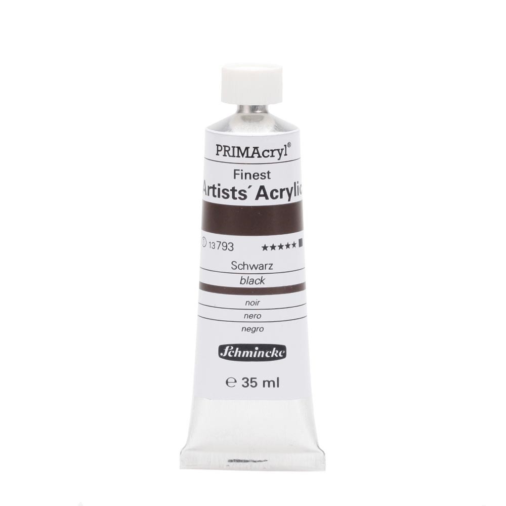Schmincke Primacryl Artist Akrilik Boya 35 ml Seri 1 793 Black