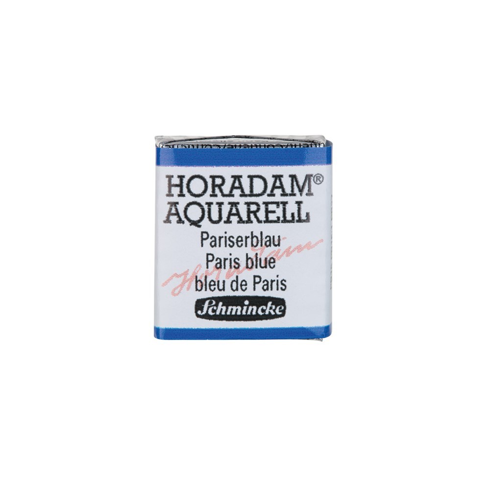 Schmincke Horadam Aquarell Artist Sulu Boya Yarım Tablet Seri 2 491 Paris Blue