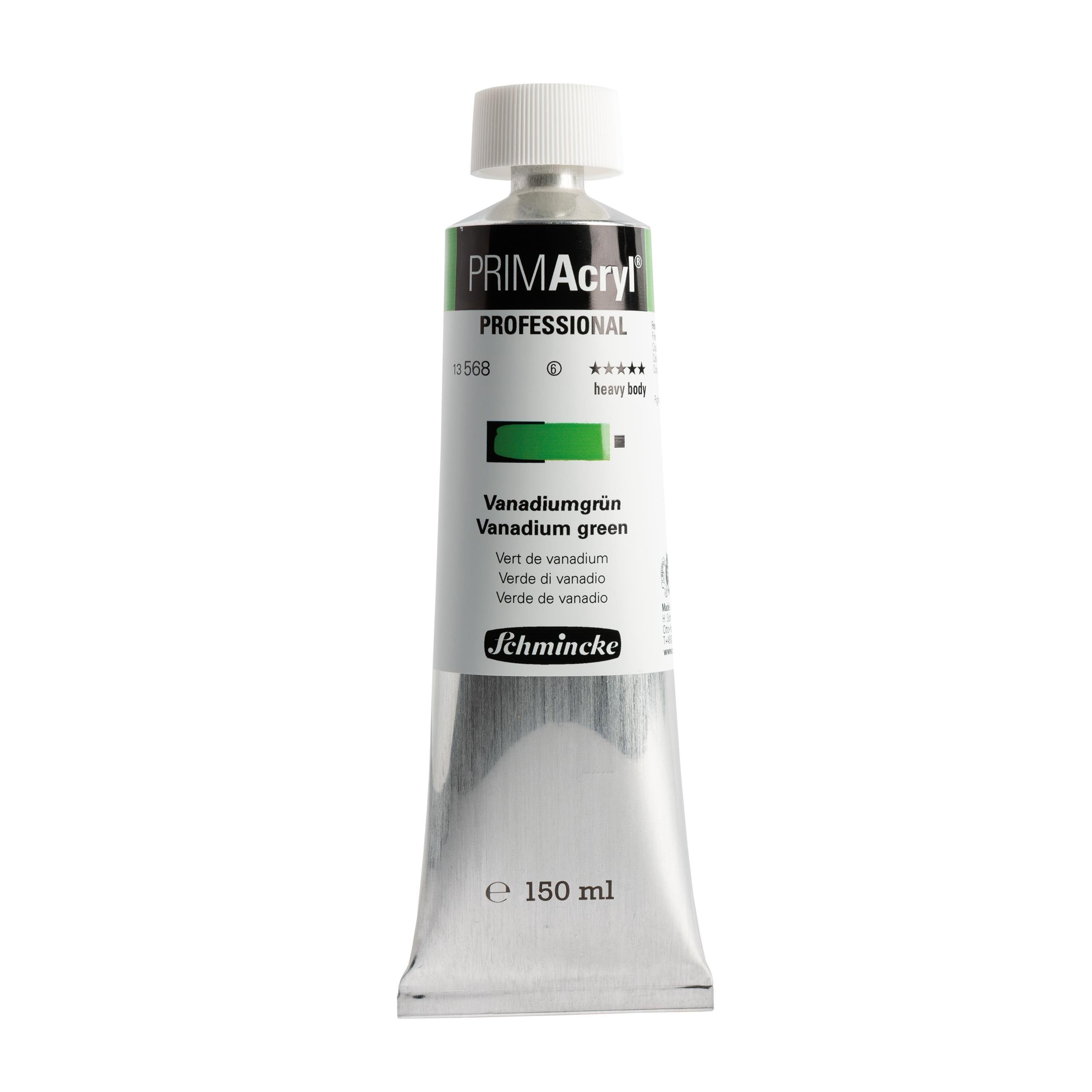 Schmincke Primacryl Artist Akrilik Boya 150 ml Seri 6 568 Vanadium Green