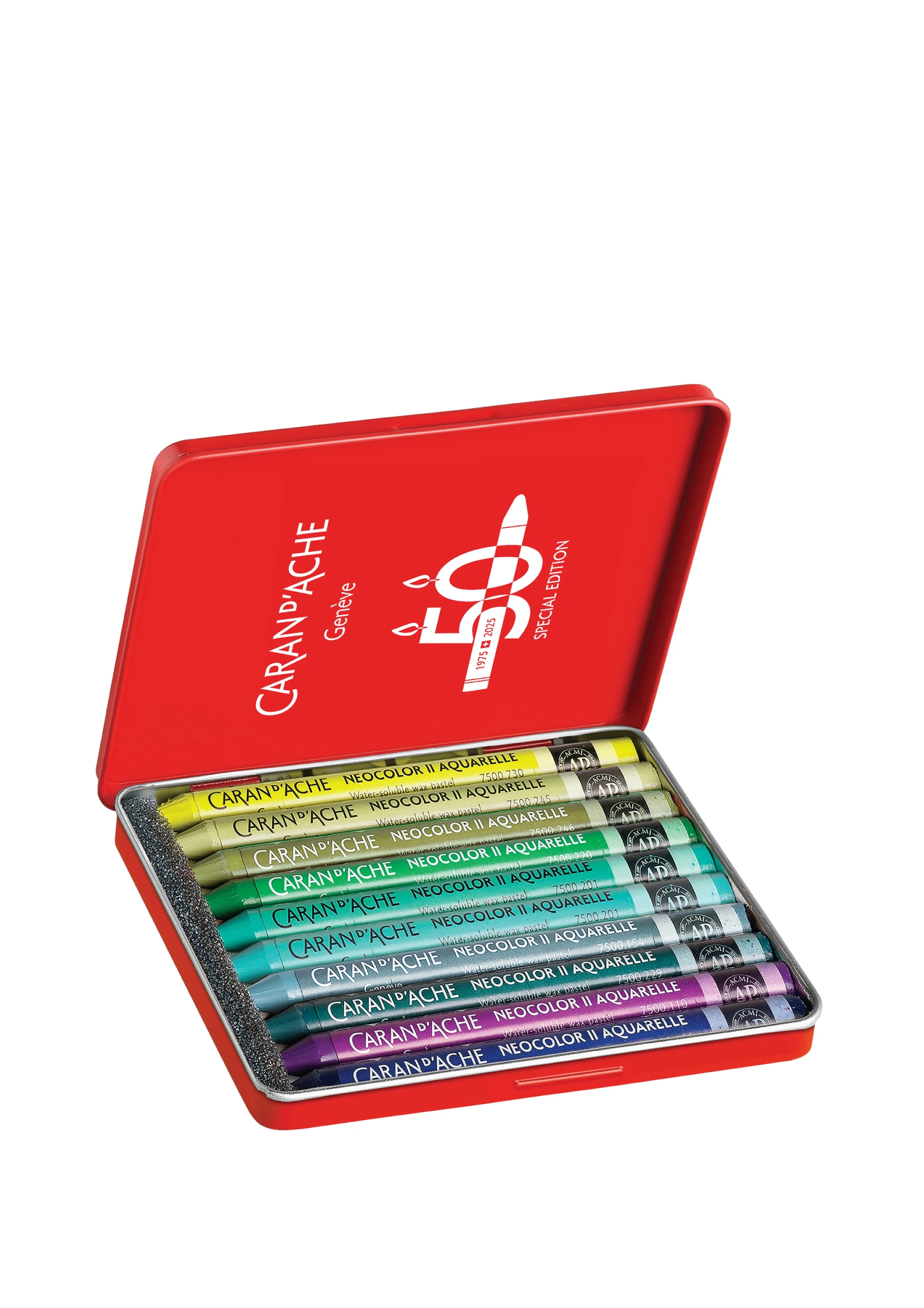 Caran d'Ache Neo Pastel Seti Lush 10 Renk