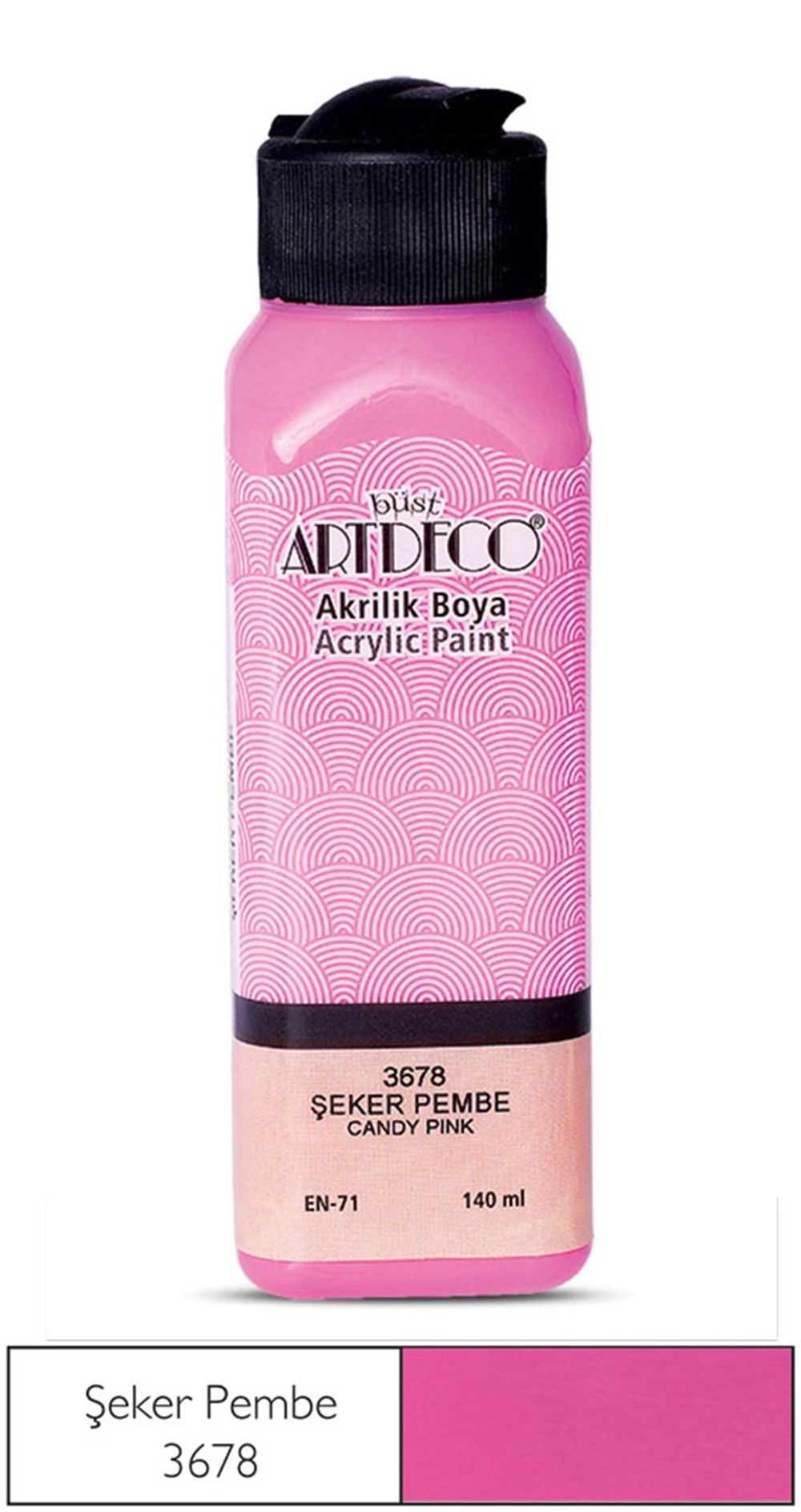 Artdeco Akrilik Boya 140 ml 3678 Şeker Pembe