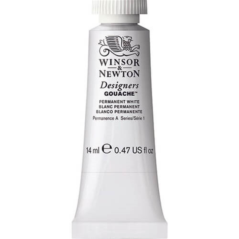 Winsor & Newton Designers Guaj Boya 14 ml Permanent White 512