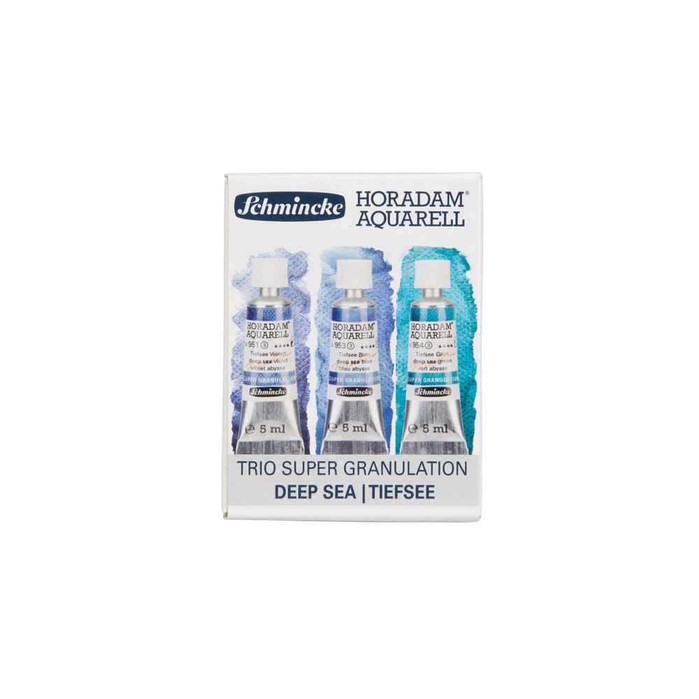 Schmincke Horadam Suluboya Trio Deep Sea Set 3 x 5 ml