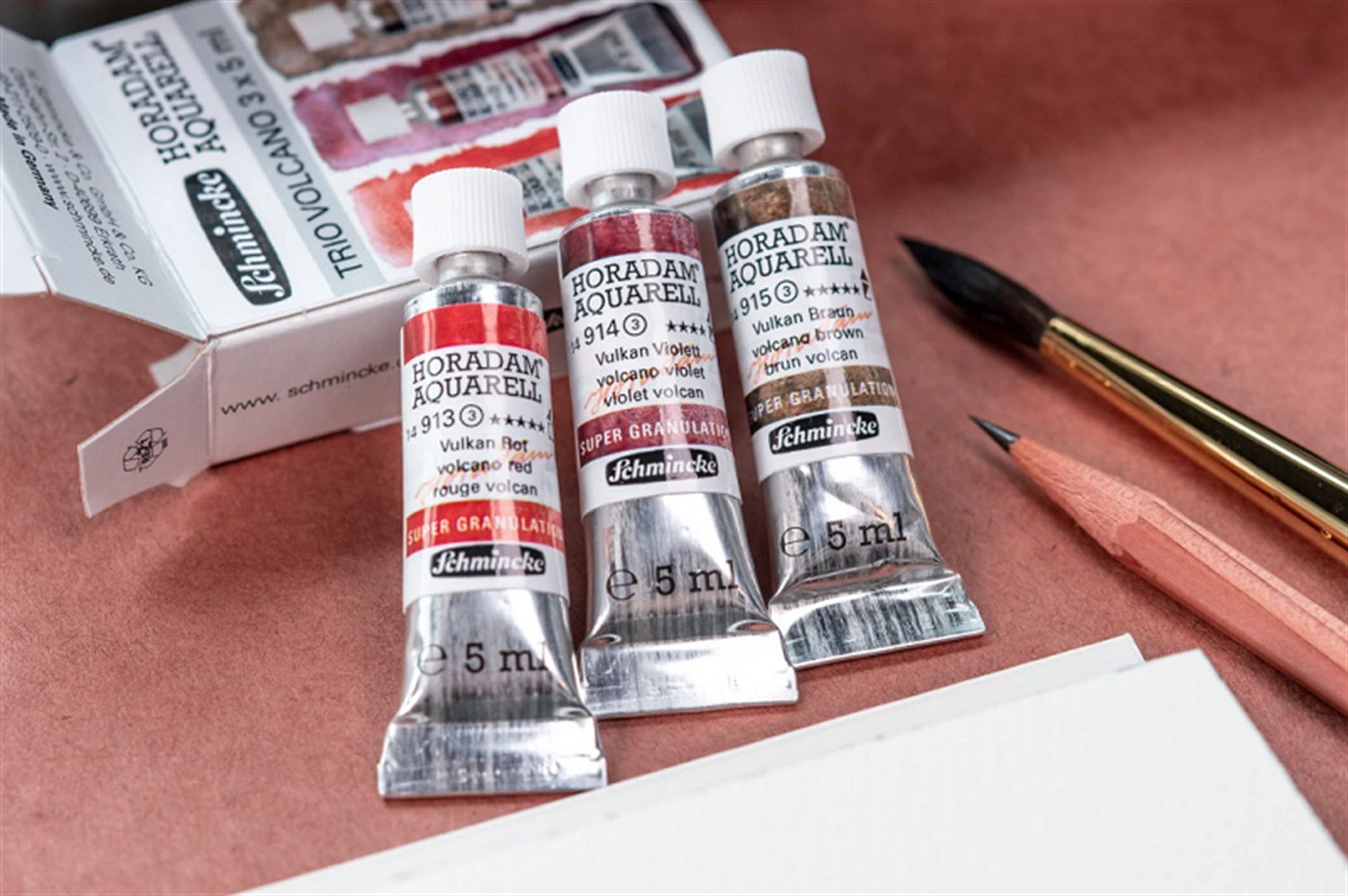 Schmincke Horadam Suluboya Trio Volcano Set 3 x 5 ml