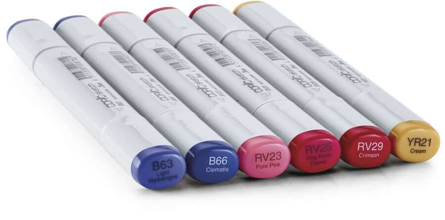 Copic Sketch 6'lı Set Floral Favorites 2