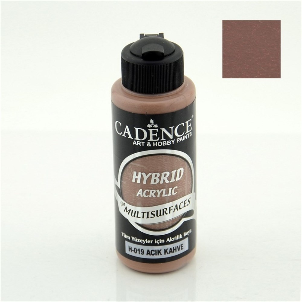 Cadence Hybrid Multisurface Akrilik Boya 120 ml H019 Açık Kahve