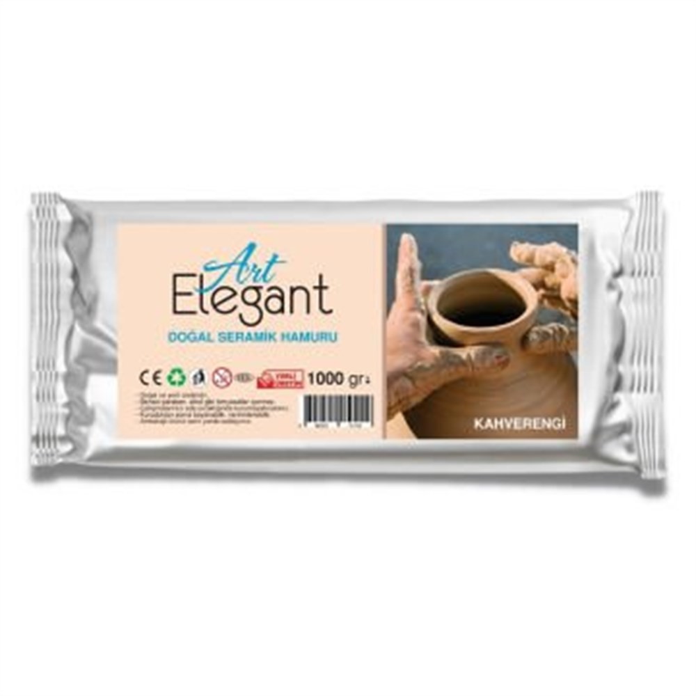 Art Elegant Seramik Hamuru Kahverengi 1 Kg