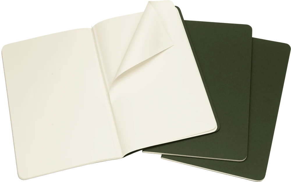 Moleskine Cahiers Journals Çizgili Defter 13x21 80 Sayfa Mersin Yeşili
