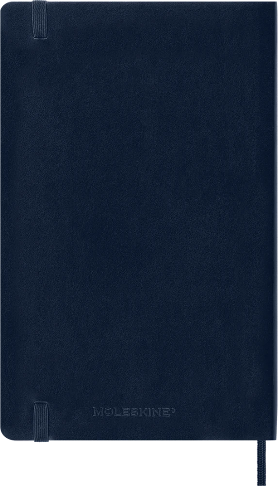 Moleskine Classic Yumuşak Kapak Çizgisiz Defter 13x21 192 Sayfa Sapphire Blue