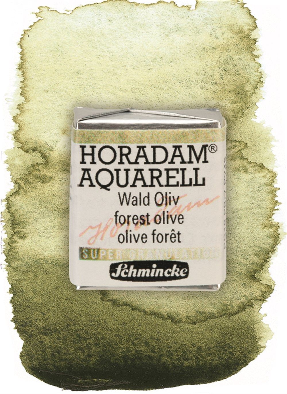 Schmincke Horadam Supergranulation Sulu Boya Forest Olive 1/2 Tab.