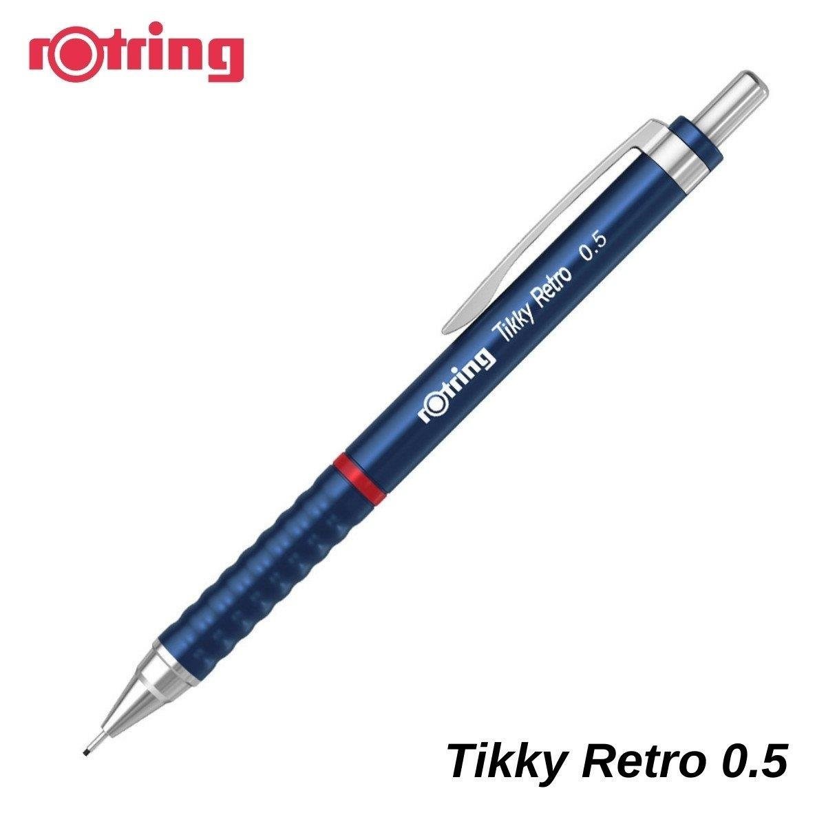 Rotring Tikky Retro Versatil Kalem Metalik Mavi 0.5 mm