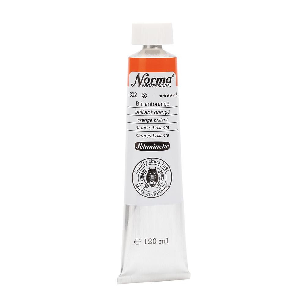 Schmincke Norma Profesyonel Brilliant Orange 120 ml