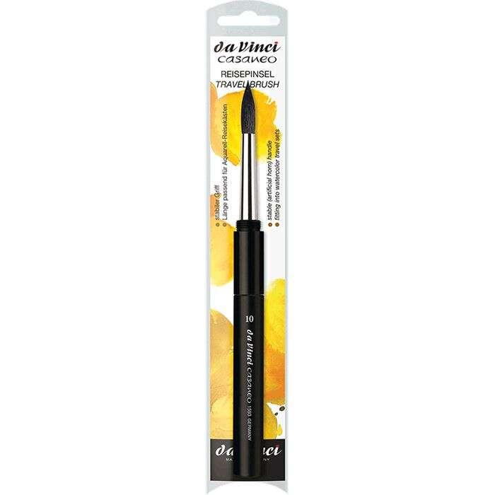 Da Vinci 1593Tp Seri Casaneo Water Colour Brush, Round, Extra Soft Synthetic Fibre No:10