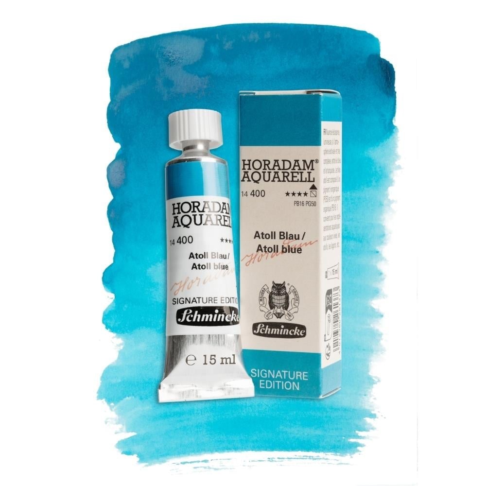 Schmincke Horadam Aquarell Signature Edition Özel Renkler Atoll Blue 15 ml Tüp 400