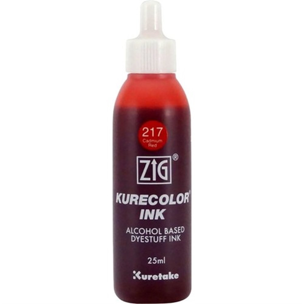 Zig Kurecolor Mürekkep 25 ml 217 Cadmium Red