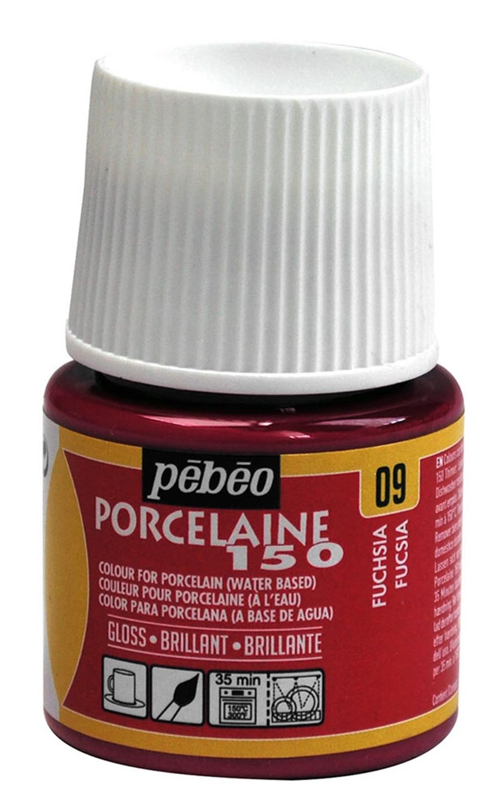 Pebeo Porcelaine 150 Fırınlanabilir Porselen Boyası 45 ml Fuchsia