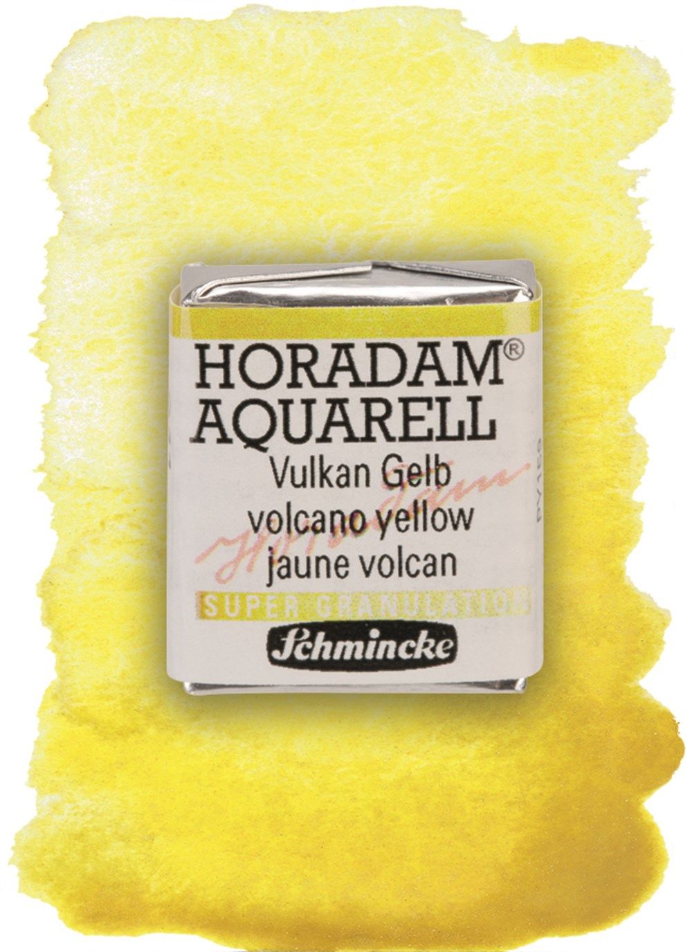 Schmincke Horadam Supergranulation Sulu Boya Volcano Yellow 1/2 Tab.
