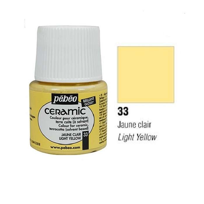 Pebeo Seramik Boyası 45 ml Light Yellow