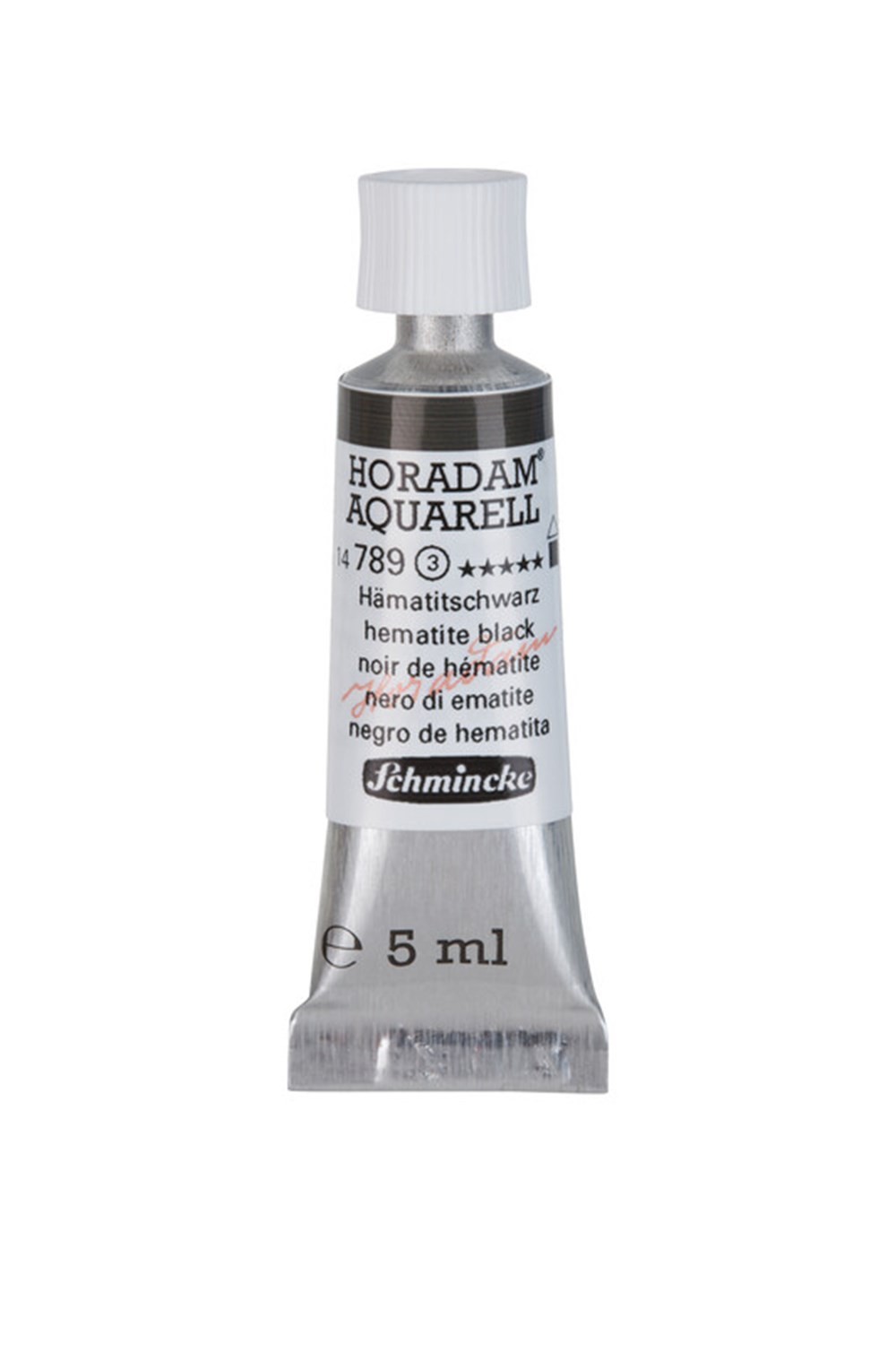 Schmincke Horadam Aquarell Suluboya 5 Ml Tüp 789 Hematite Black