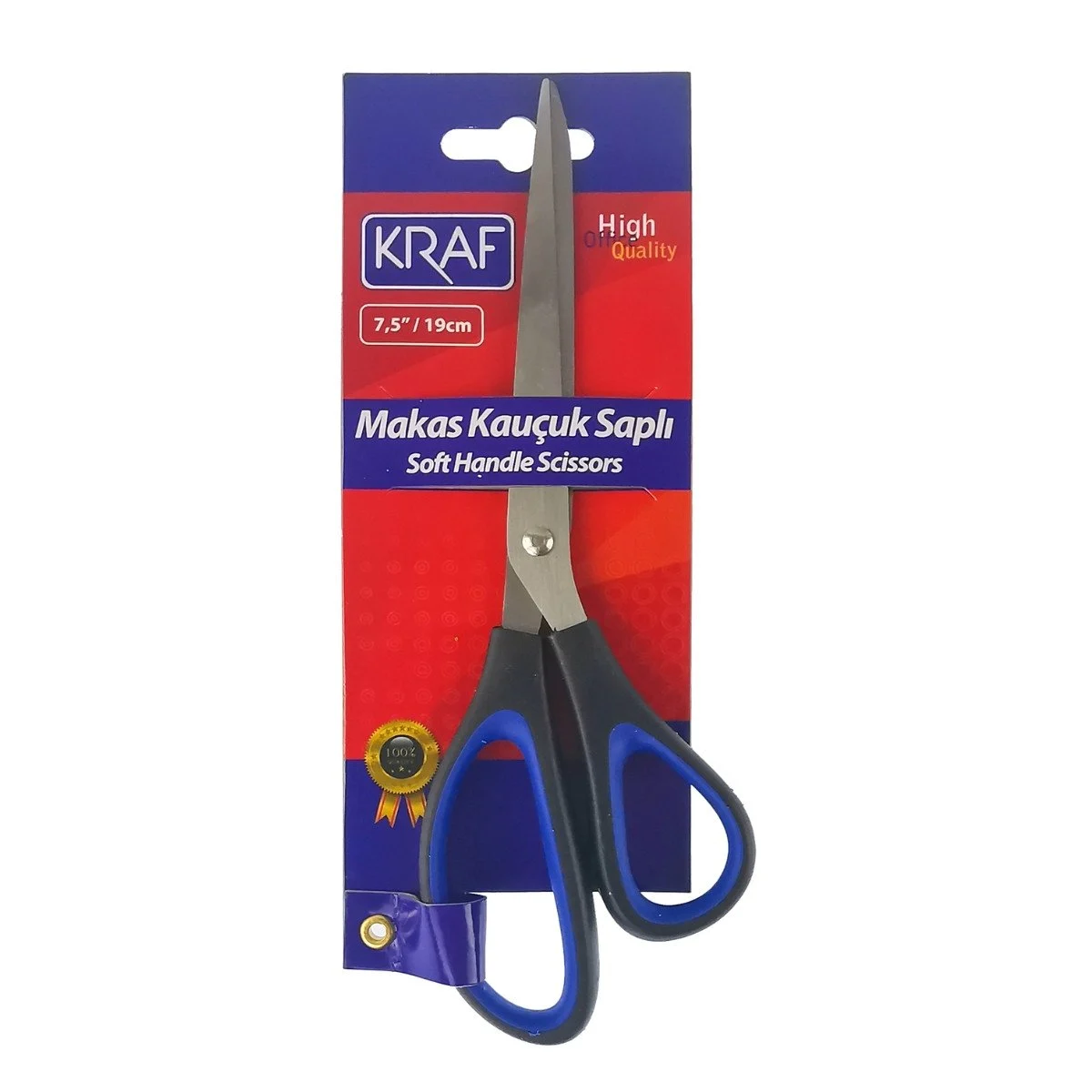 Kraf Makas Kauçuk Saplı 19 cm
