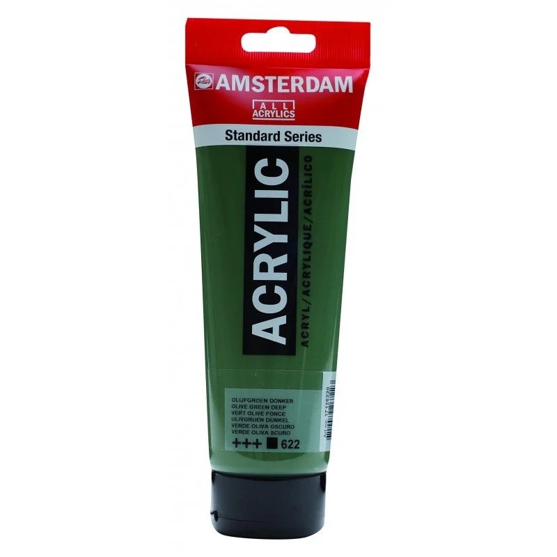 Talens Amsterdam Standard Akrilik Boya 120 ml 622 Olive Green Deep