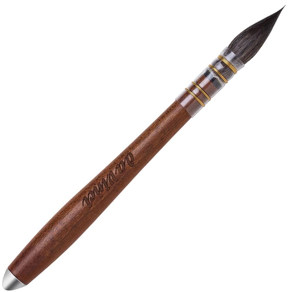 Da Vinci 499 Seri No: 3 Sılver Pen Water Colour Brush Handle From Kebony Wood Sciurus Vul