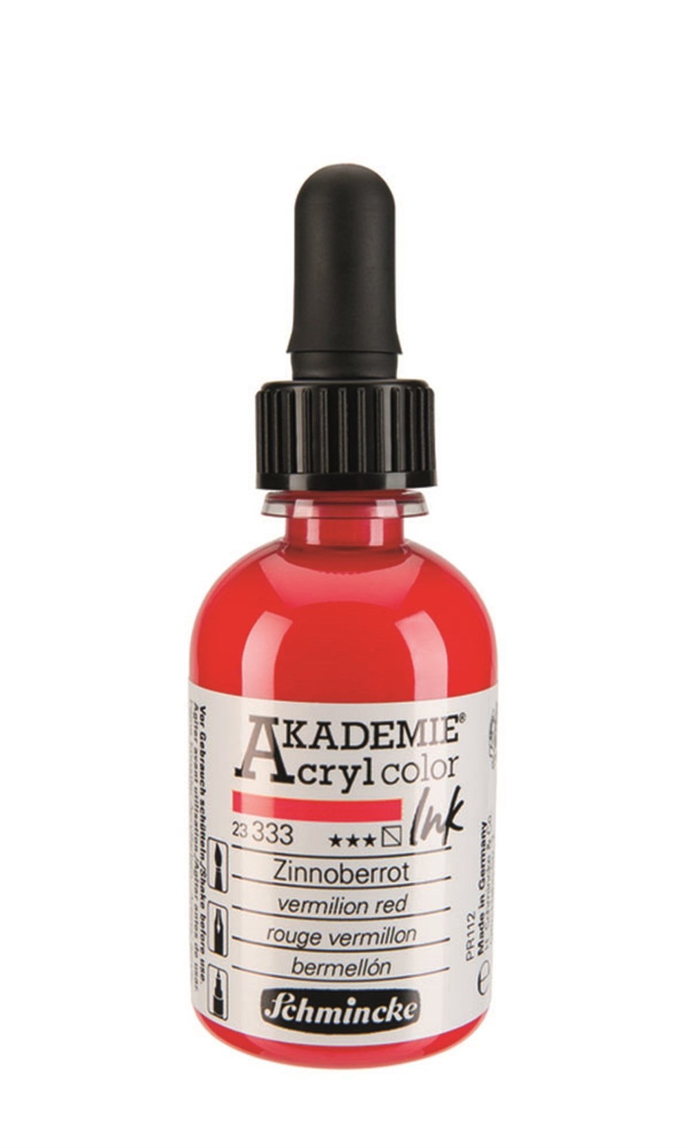 Schmincke Akademie Akrilik Mürekkep 50 ml 333 Vermilion Red