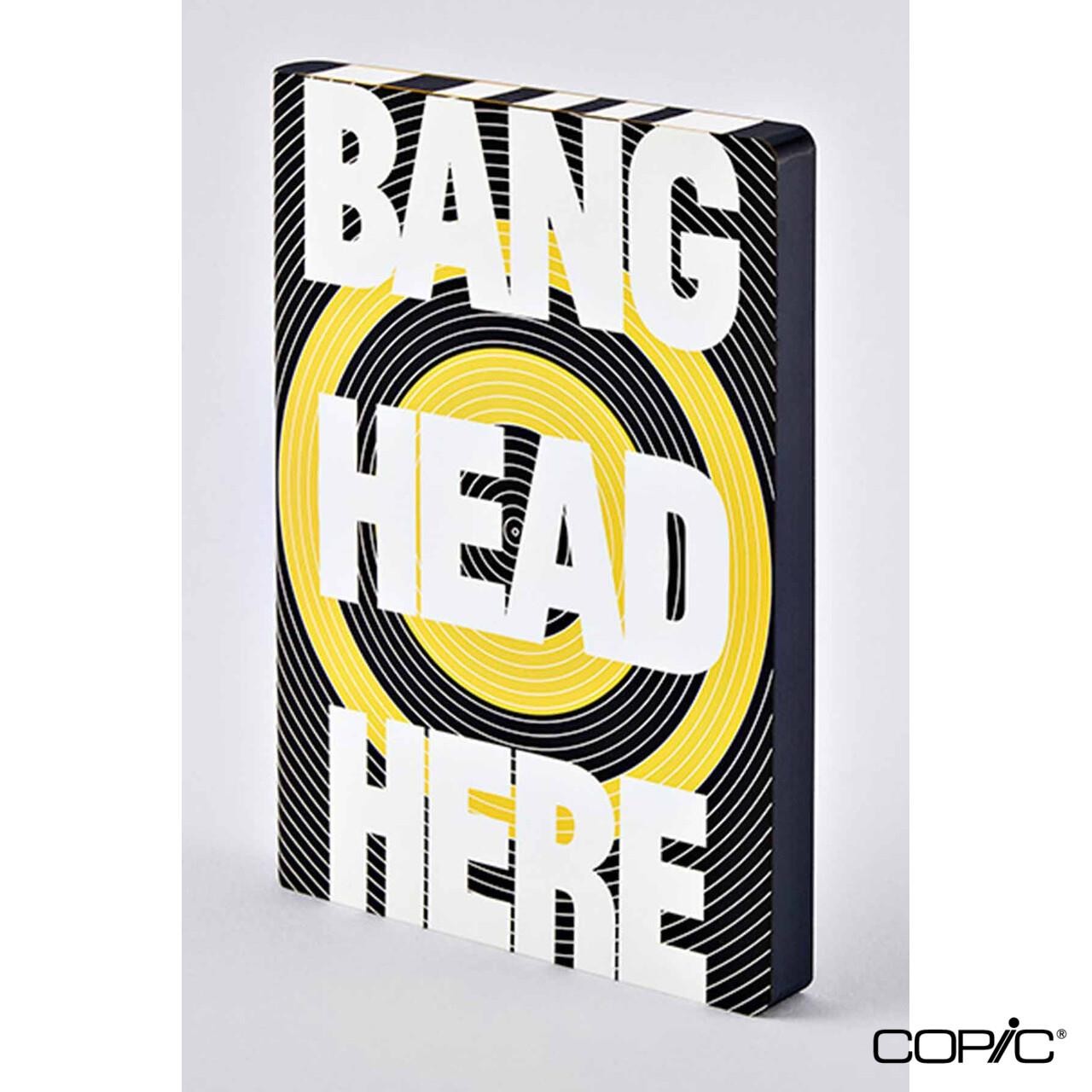 Nuuna Noktalı Premium Defter Bang Head Here A5 120 gr 256 Sayfa