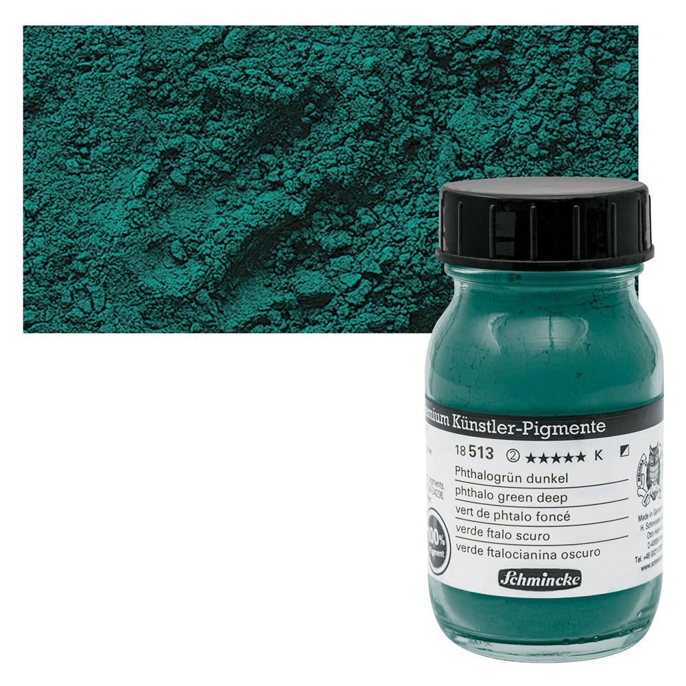 Schmincke Toz Pigment Phthalo Green Deep 100 ml