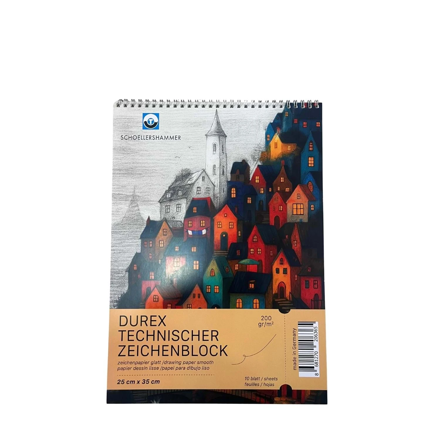 Schoellershammer Durex Technical Drawing Pad 200 gr 25x35 cm 10 Yaprak