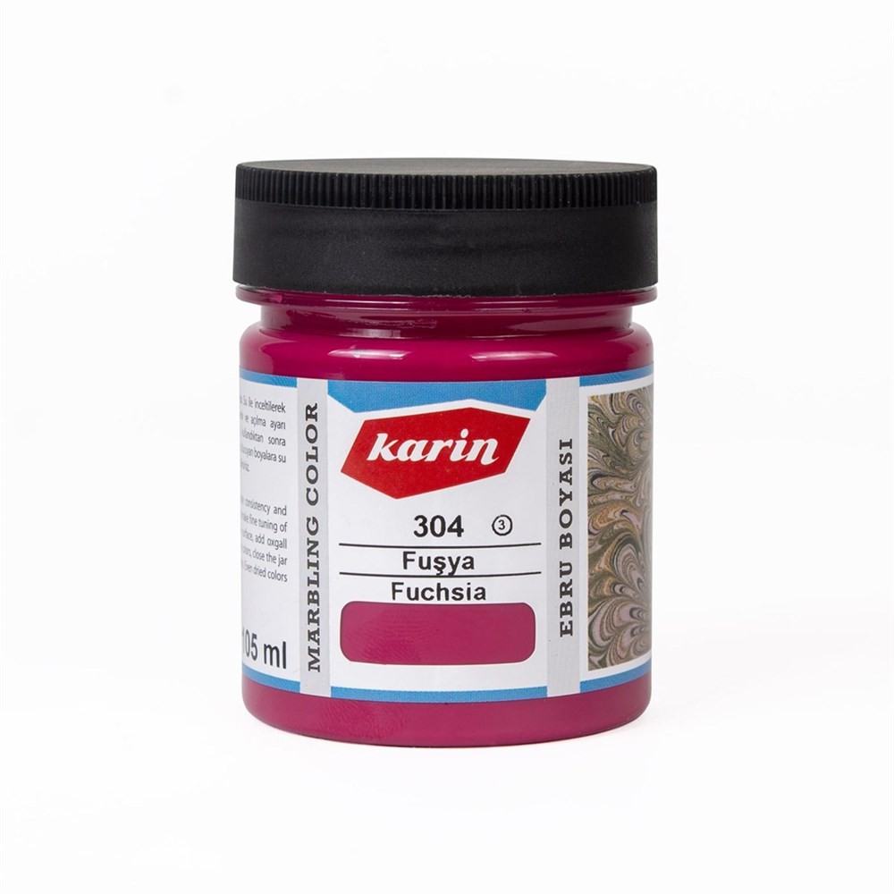 Karin Ebru Boyası 304 Fuşya 105 ml