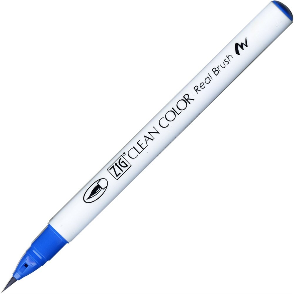 Zig Clean Color Real Brush Fırça Uçlu Marker Kalem 032 Persian Blue