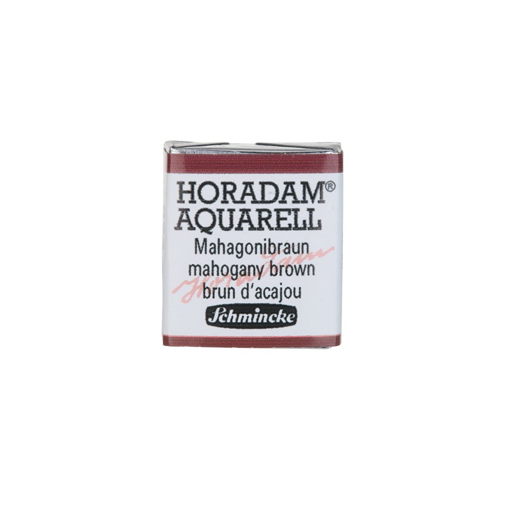 Schmincke Horadam Aquarell Artist Sulu Boya Mahogany Bro1/2 Tab.