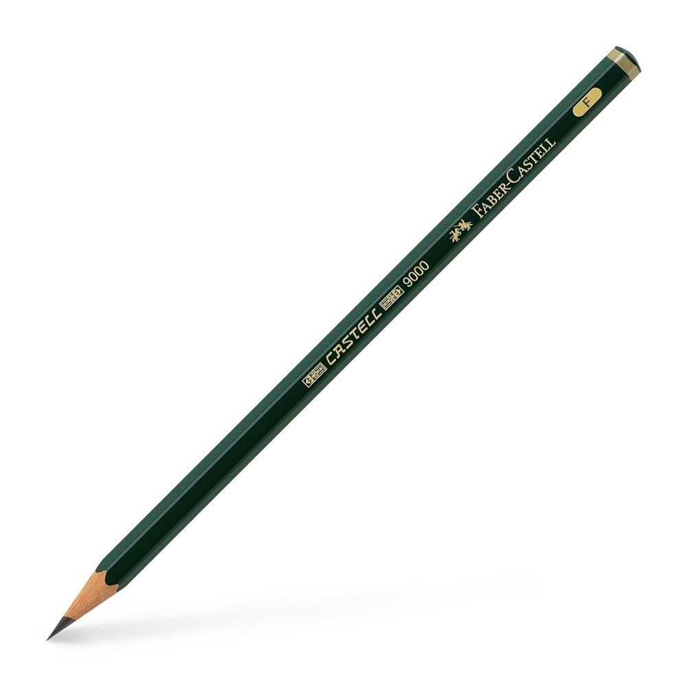 Faber Castell 9000 Graphite Pencil Dereceli Kurşun Kalem F