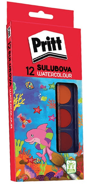 Pritt Suluboya Büyük Tablet 12'li