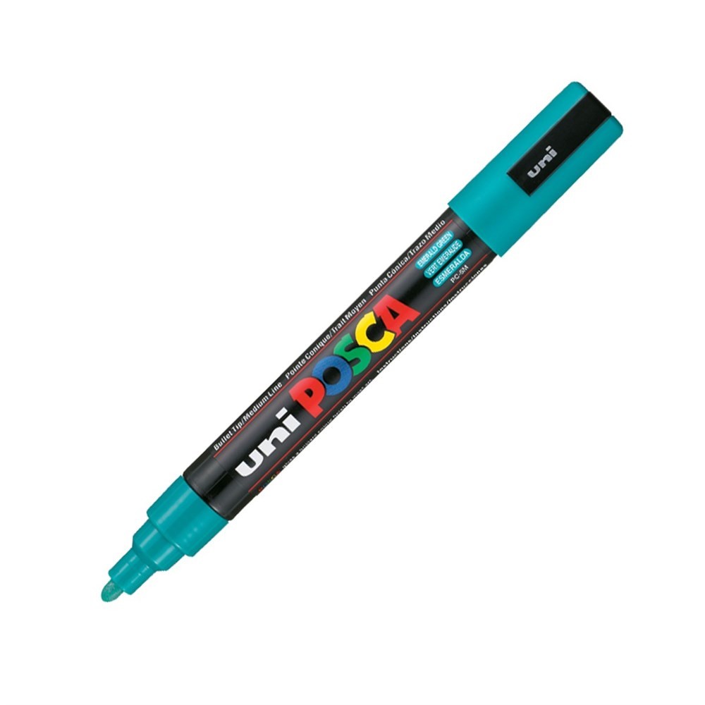 Uni Posca Pc-5M Boyama Markörü 1.8-2.5 mm Zümrüt Yeşili