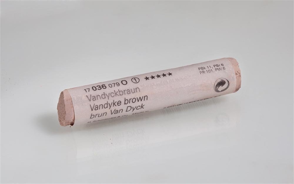 Schmincke Artist Soft Pastel Boya 036 O Vandyke Brown