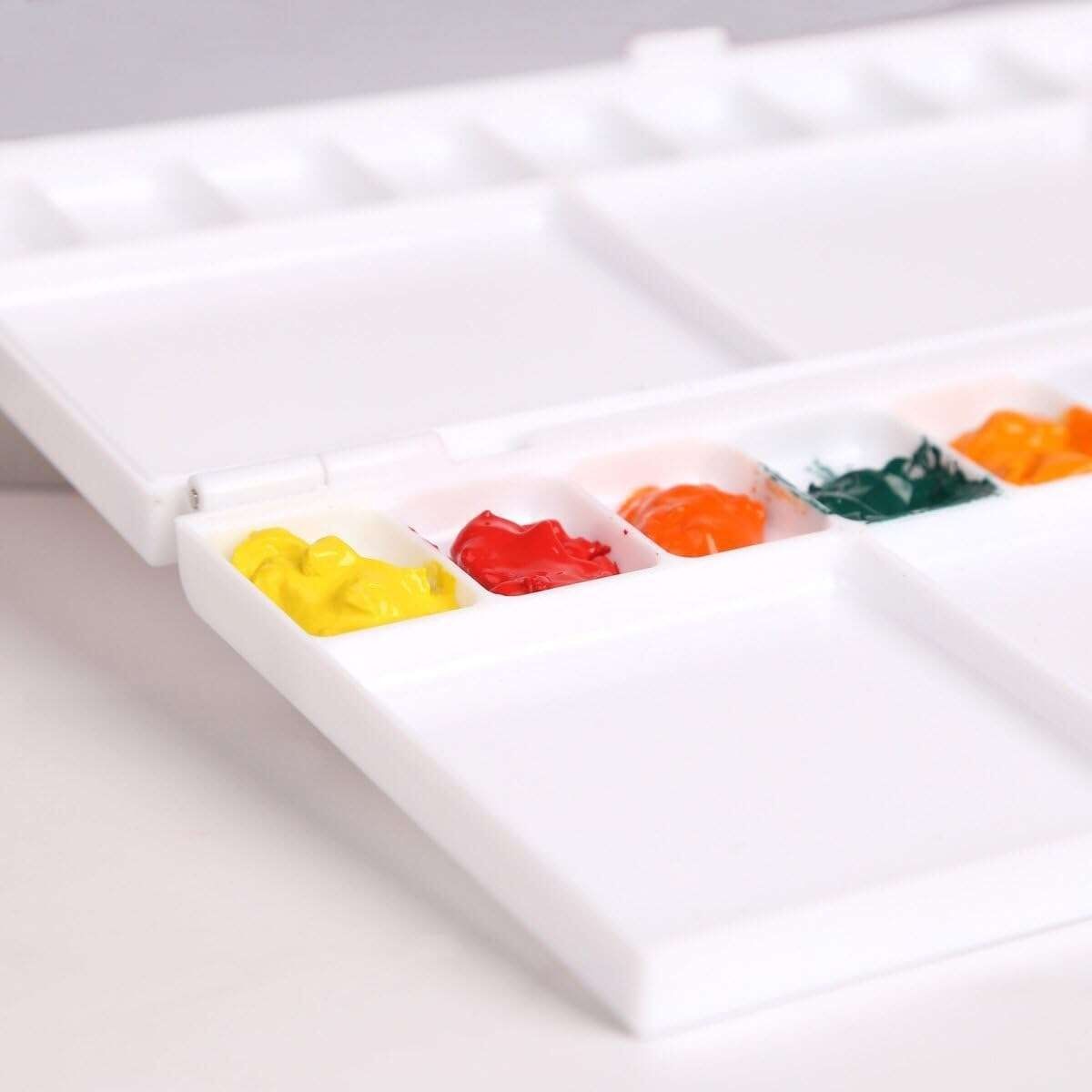 Plastik Suluboya Paleti Çok Fonksiyonlu