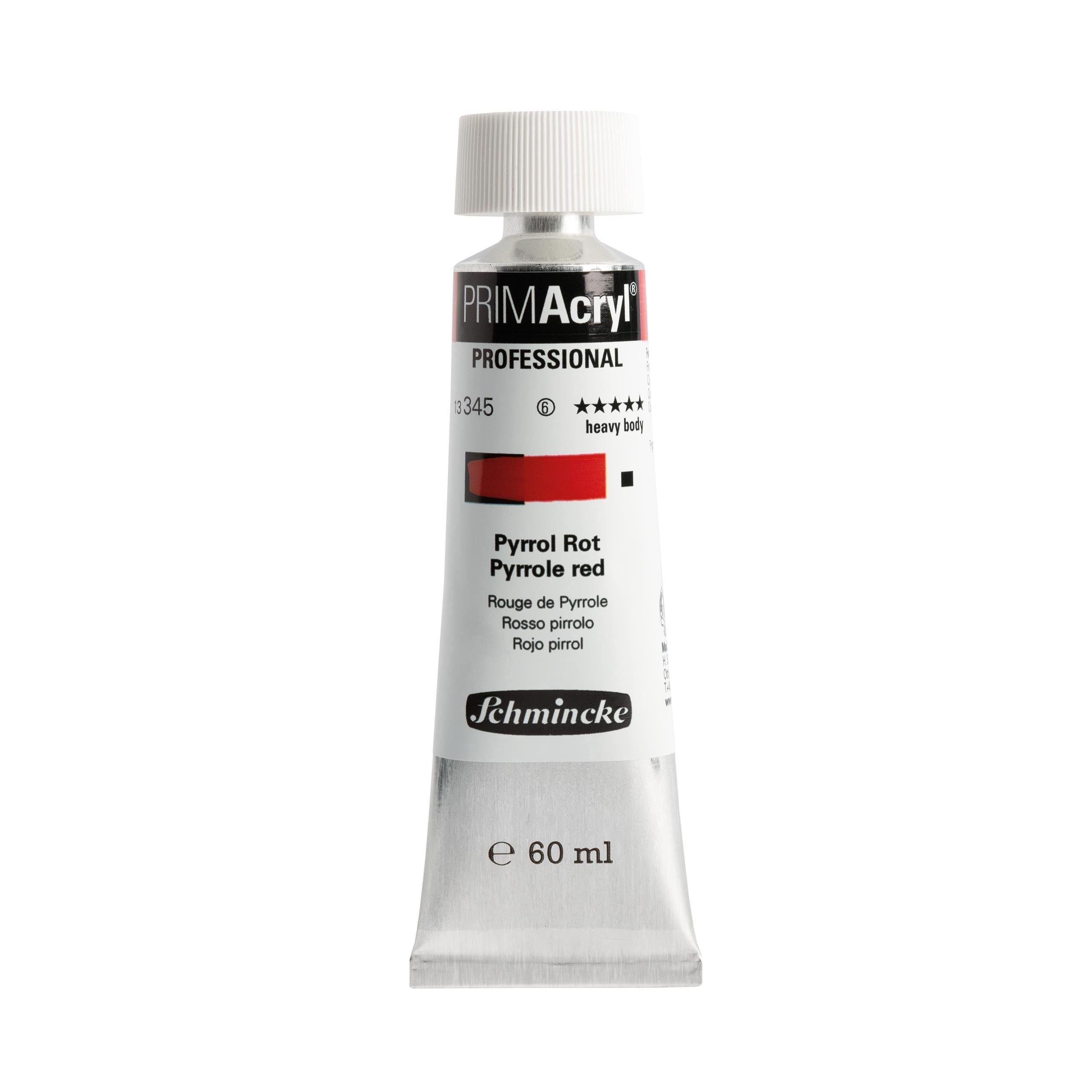 Schmincke Primacryl Artist Akrilik Boya 345 Pyrrole Red  60 ml