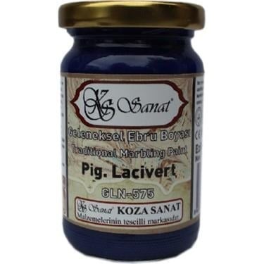 Koza Ezilmiş Ebru Boyası 105 ml Pigment Lacivert