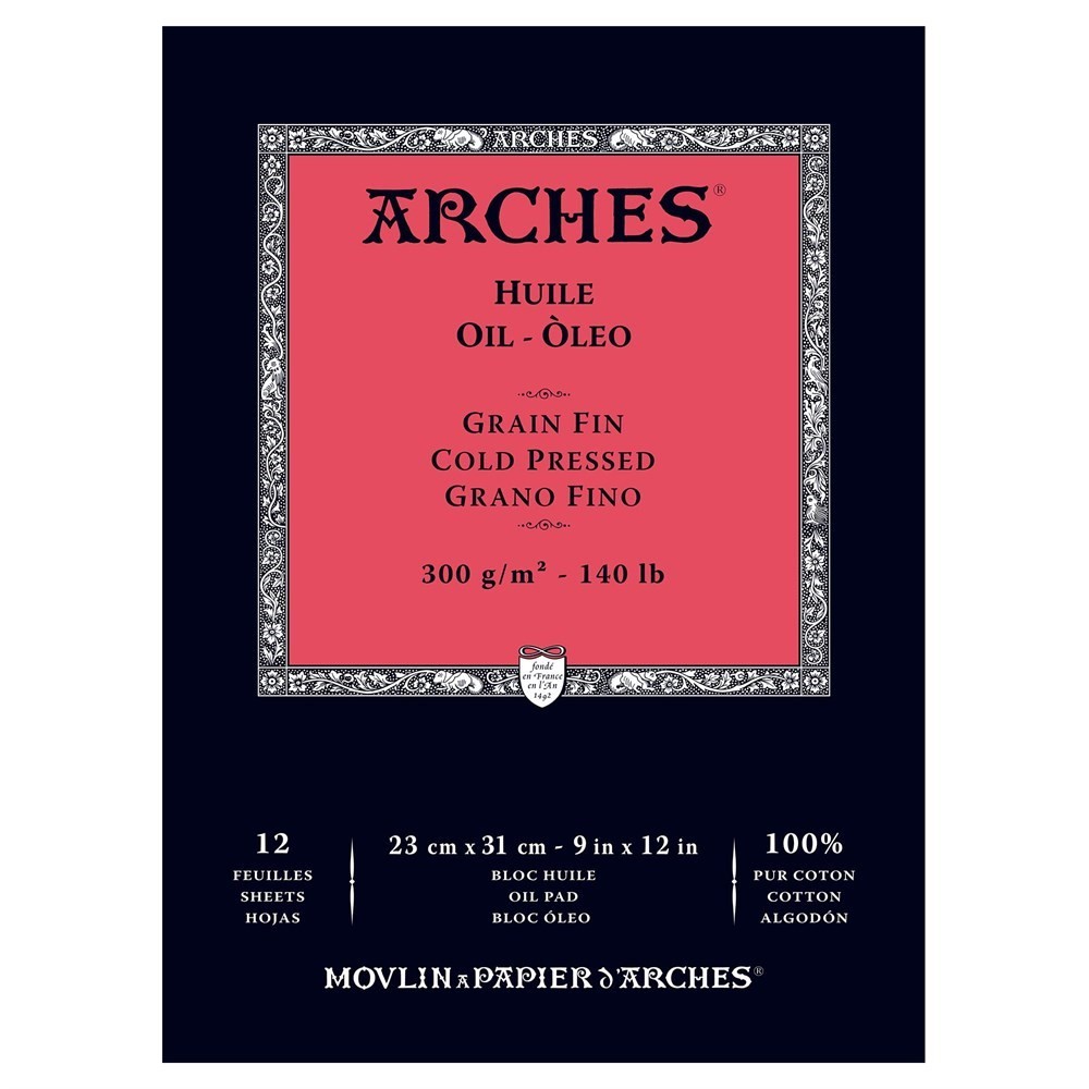 ARCHES OİL GRAİN FIN COLD PRESSED BLOK 23X31 CM 300 GR 12 YAPRAK NO: 1795108