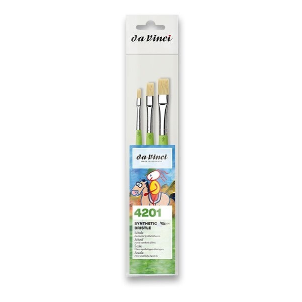 Da Vinci Fit Synthetic School Brush Set 4201